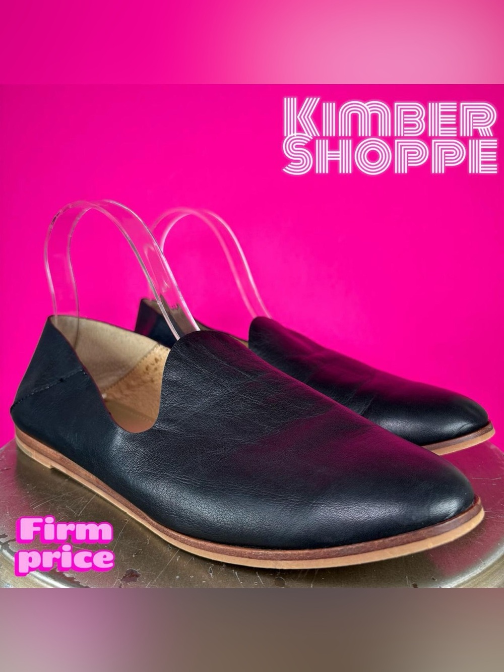 Dolce Vita Azur Soft Black Leather Loafer US 9.5 UK 7